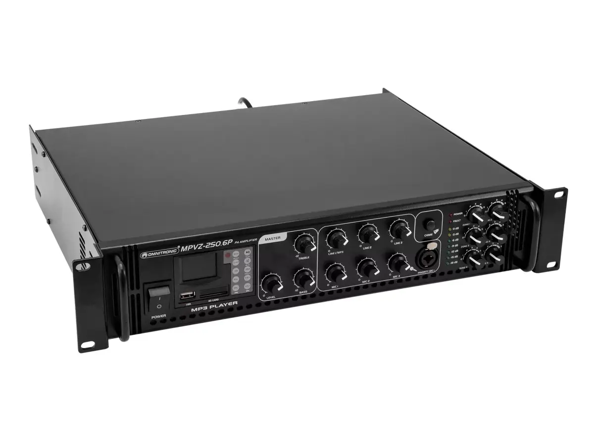 Audio pastiprinātājs Omnitronic 80709787 Photo 3