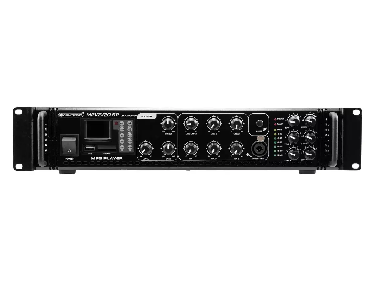 Audio amplifier Omnitronic 80709783 Photo 2