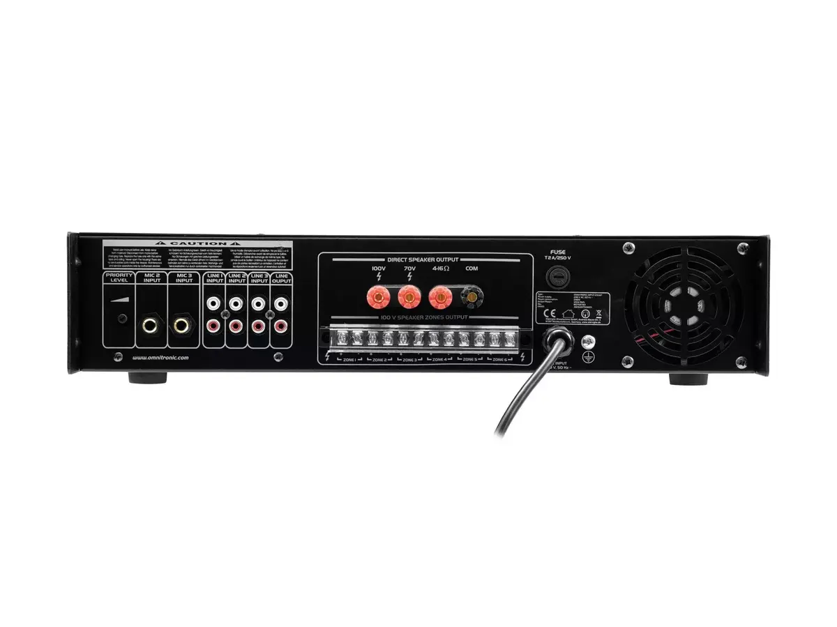 Audio amplifier Omnitronic 80709783 Photo 3