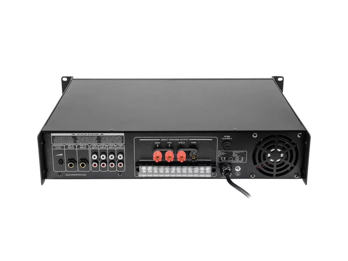 Audio amplifier Omnitronic 80709783 Photo 4