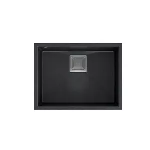 Kitchen sink QUADRON DAVID 50 model HQD5542U8-BS, single-bowl stainless steel