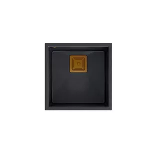 Кухонная мойка QUADRON DAVID 40 HQD4242U8-C1 из нержавеющей стали, одна чаша 40x40 см