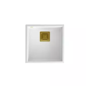 Кухонная мойка QUADRON DAVID 40 (HQD4242U1-G1) однорядная нержавеющая 42×42 см