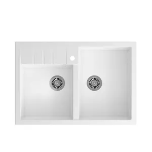 Sink QUADRON BILL 120 undermount stainless steel kitchen sink HCQB9062U1_BS