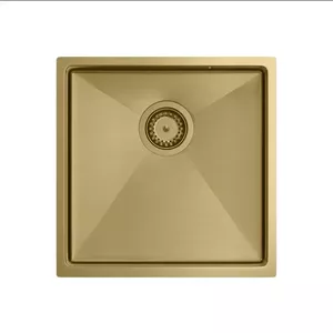 Sink QUADRON PAUL MF4444PVDBSG1_I — stainless steel kitchen sink, single bowl, undermount/insert compatible