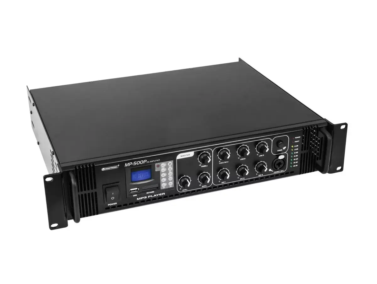 Audio pastiprinātājs Omnitronic 80709650 Photo 2