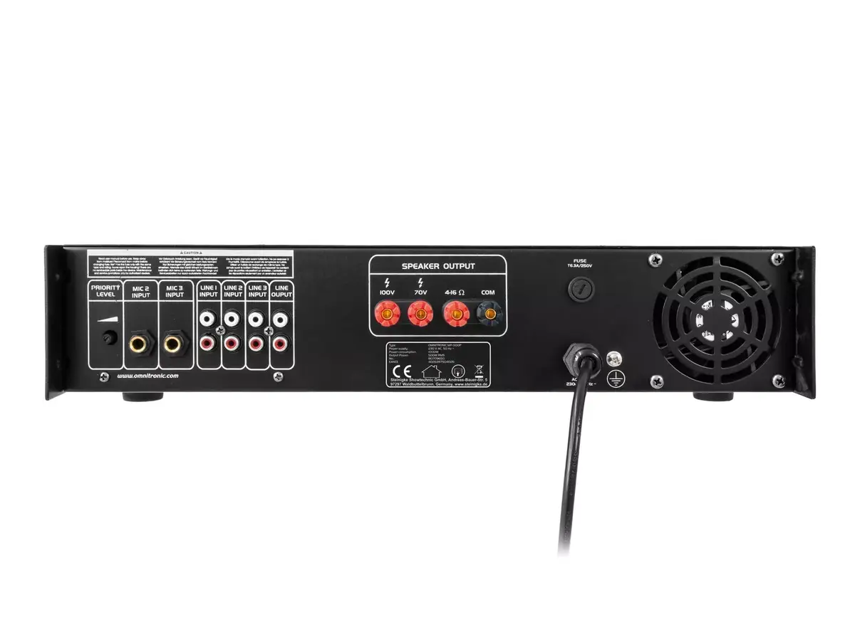 Audio pastiprinātājs Omnitronic 80709650 Photo 3