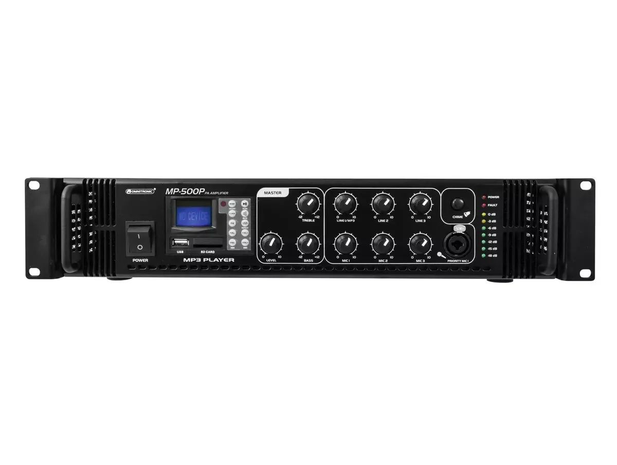 Audio pastiprinātājs Omnitronic 80709650 Photo 4