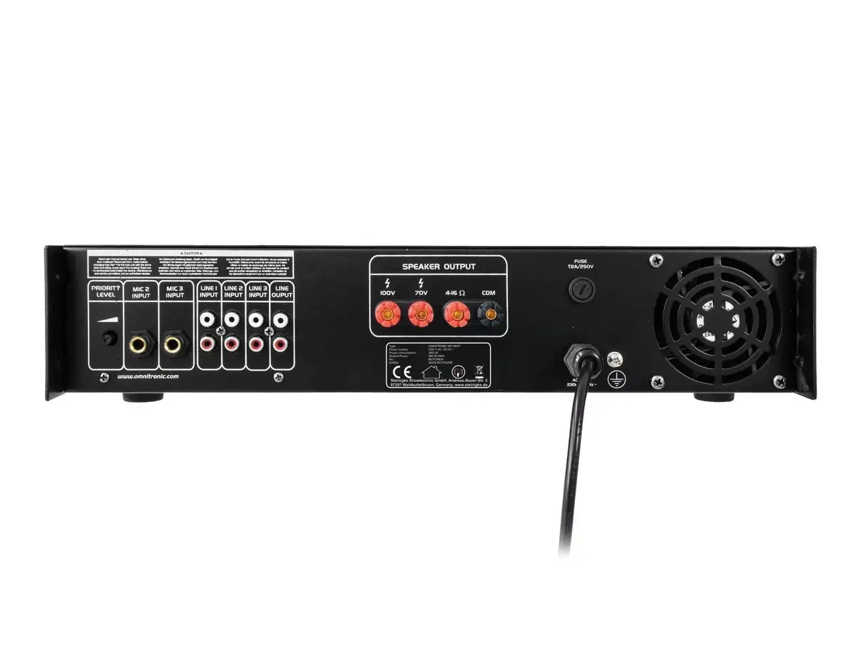 Audio Amplifier Omnitronic 80709631 Photo 3