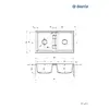 Granite 2-bowl sink deante ZQE_S203 Photo 2