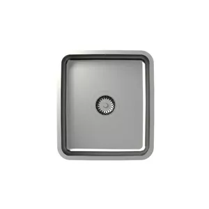 Sink QUADRON PATRIC KS1U4035BS_KBS — single-bowl stainless steel kitchen sink