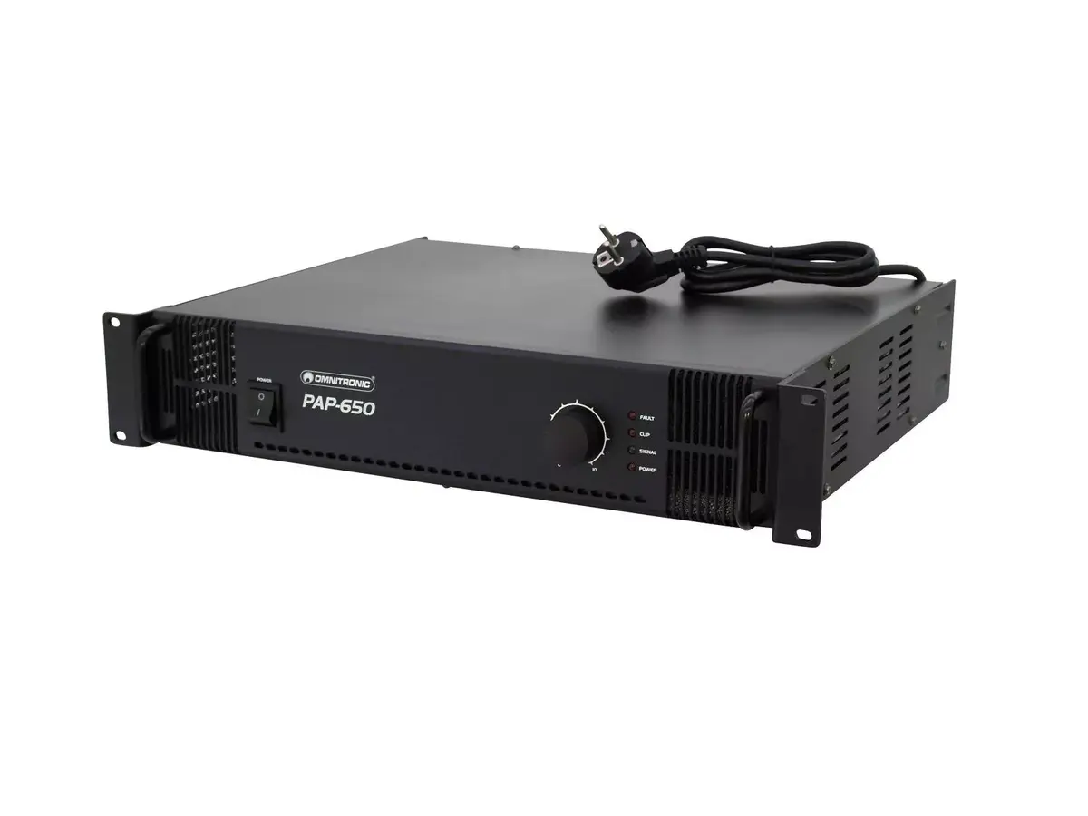 Audio pastiprinātājs Omnitronic 80709820 Photo 2