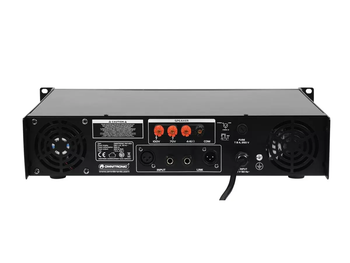 Audio pastiprinātājs Omnitronic 80709820 Photo 3