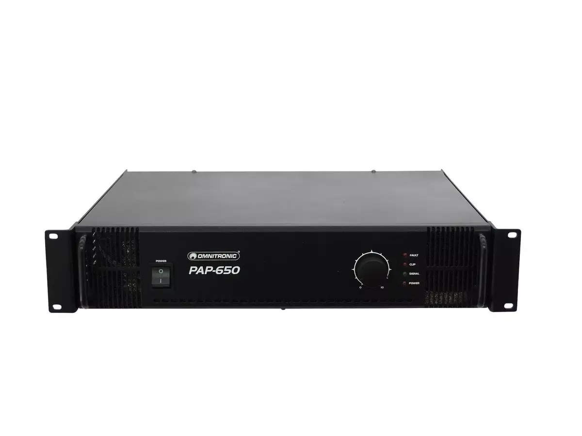 Audio pastiprinātājs Omnitronic 80709820 Photo 4