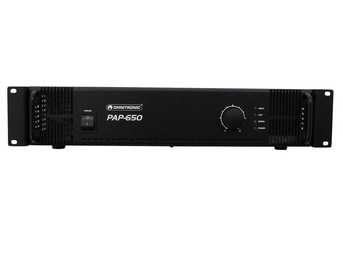 Audio pastiprinātājs Omnitronic 80709820 Photo 5