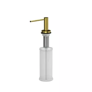 Ziepju dozators QUADRON Dispenser Quadron MFT004-PVDG gold — uz sienas uzstādāms uzpildāms šķidrā ziepju dozators