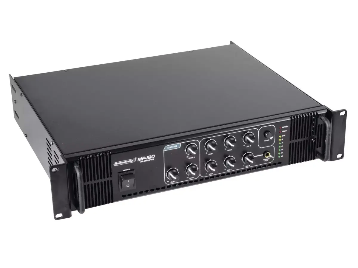 Audio pastiprinātājs Omnitronic 80709630 Photo 2