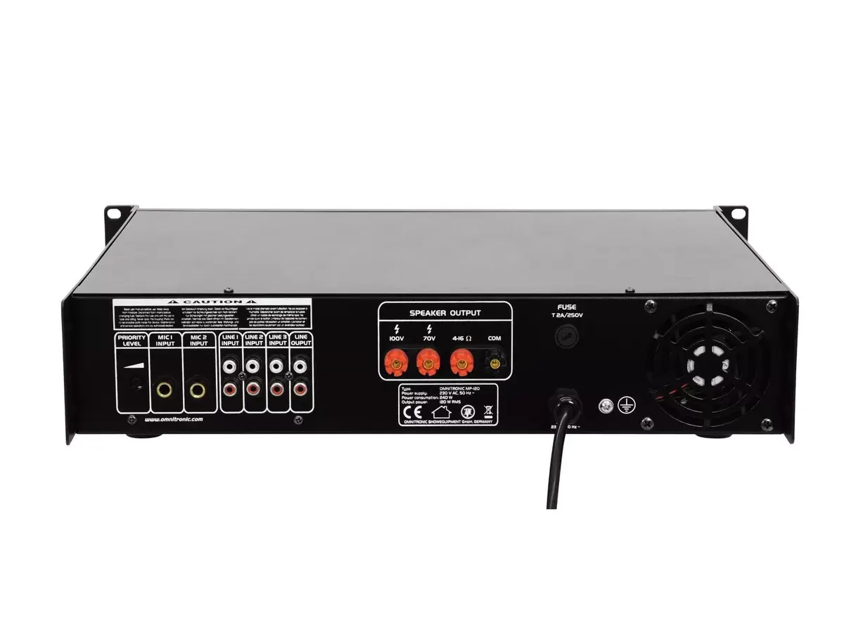 Audio pastiprinātājs Omnitronic 80709620 Photo 4