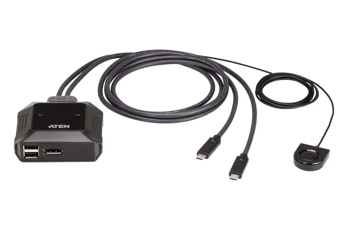 ATEN 2-Port USB-C 4K DisplayPort KVM Switch Photo 3