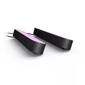 Световая панель Philips Hue Play двойной набор — ZigBee, чёрная, 2×253×44 мм, кабель 2 м