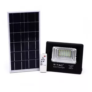 V-TAC VT-25W saules enerģijas LED fasādes gaismeklis 12W IP65 neitrāli balts