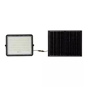 V-TAC VT-180W Solar LED Projector 20W 4000K 1800lm IP65 with Remote Control, Auto Mode and Timer