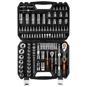 Socket wrench set OEM 10-066 — 110 pcs, Chrome Vanadium (CrV)