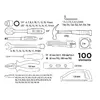 Top Tools socket set 1/4" & 3/8" 100 pcs Photo 2