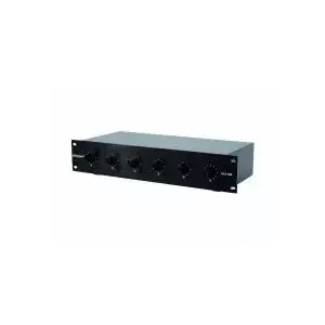 Omnitronic audio zone level controller ELA 6M-Zonen LS-Regler 5W black — 6-zone, 5 W output