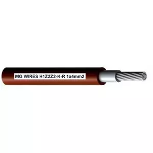 MG H1Z2Z2-K Photovoltaic Cable 1x4mm2 0.6/1kV Red 50m