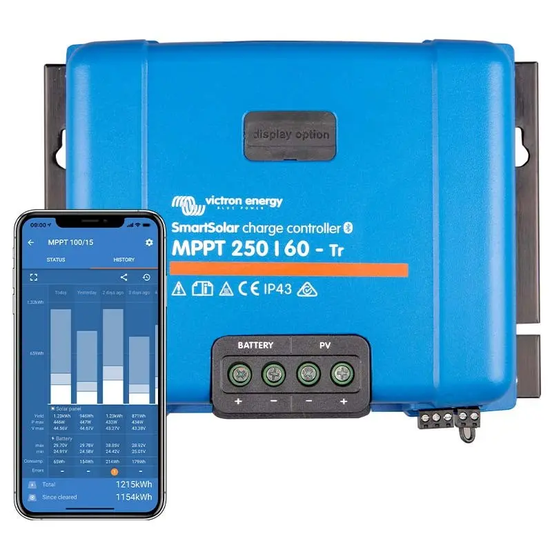 Victron Energy SmartSolar MPPT 250/60 lādēšanas