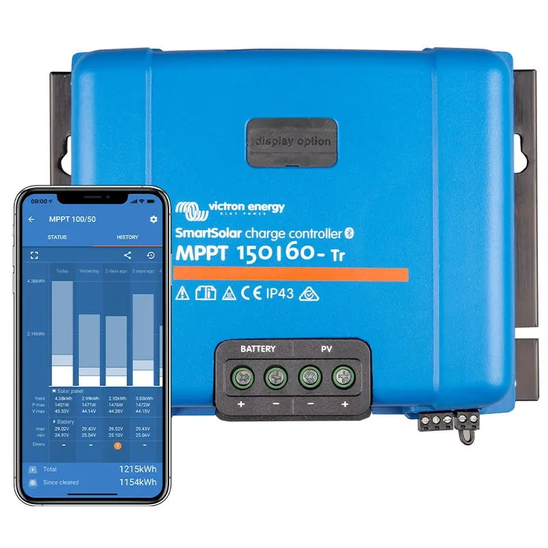 Victron Energy SmartSolar MPPT 150/60-Tr uzlādes