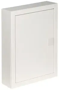 Switchgear enclosure MSF RN Plastic NT 28M 2x14M N+PE IP30 IK05 with metal door, white
