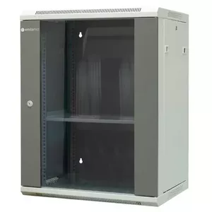 EMITER EM/AP6415 19-inch 15U Wall-Mount Telecommunication Cabinet with Glass Door