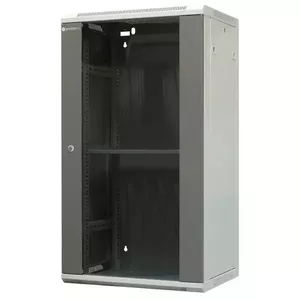 EMITER EM/AP6422 19-inch 22U Wall-Mount Telecommunication Cabinet with Glass Door