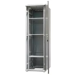 EMITER Free-standing frame cabinet EmiterNet Top 42U sheet metal and glass front door