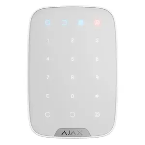 Keypad Ajax Ajax KeyPad RF White Battery Powered 1.5V