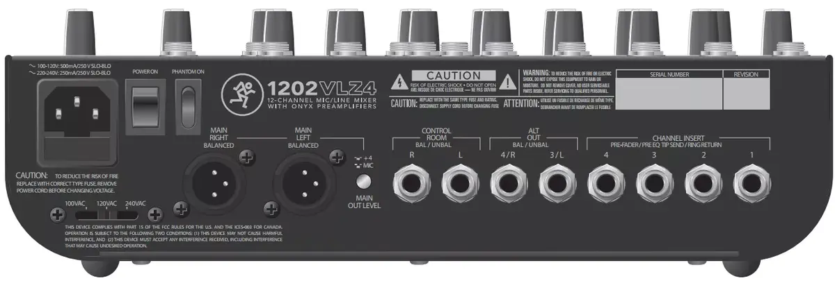 Mackie 1202VLZ4 audio mikseris Photo 2