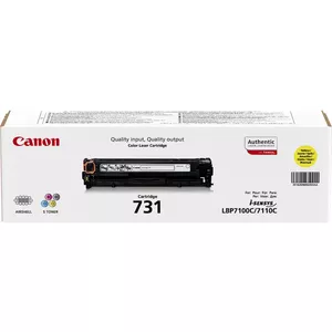 Картридж тонера Canon CRG-731 6269B002 2500 страниц Желтый
