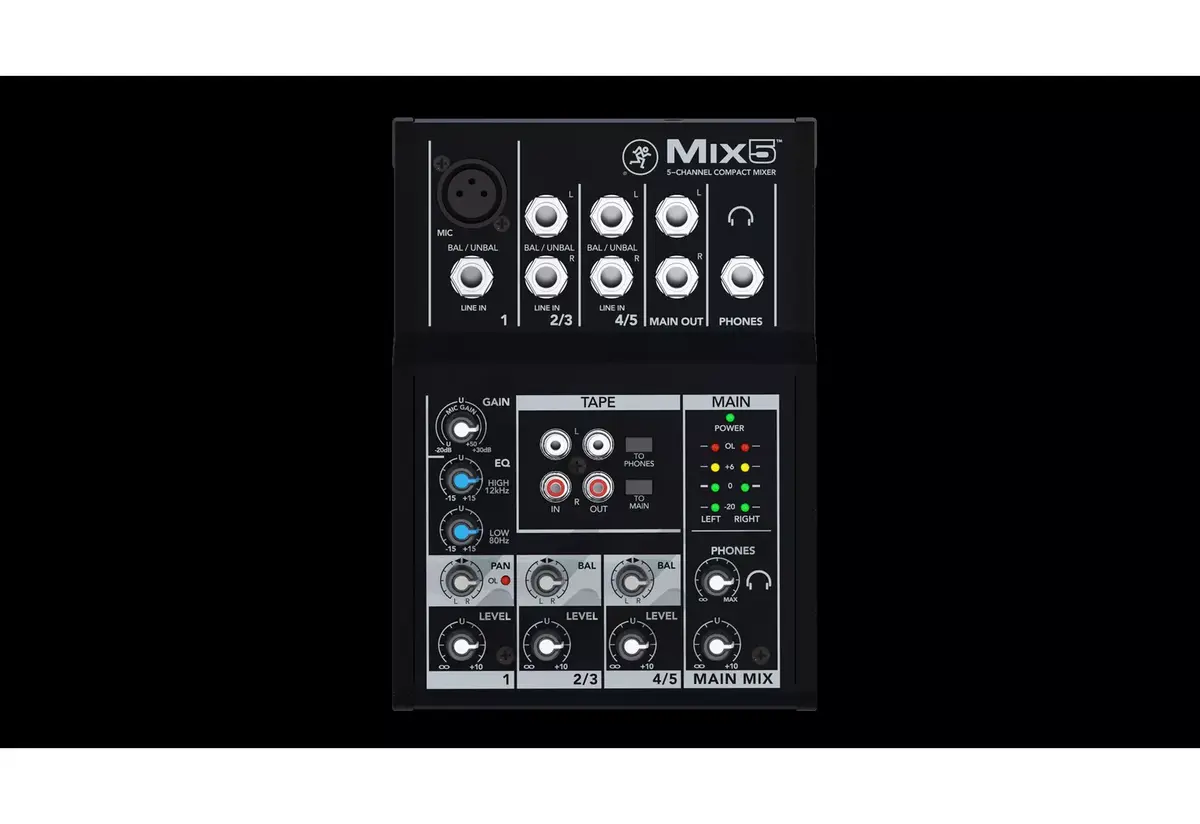 Mikseris Mackie Mix5 Photo 5
