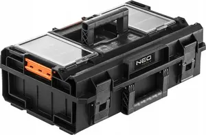 Rīku kaste NEO tools Box 200 modular system I, modulārs organizators darbnīcai