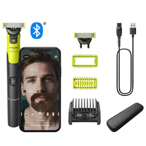 Электробритва Philips OneBlade 360 QP4631/65 Серый Лайм С контурным следованием