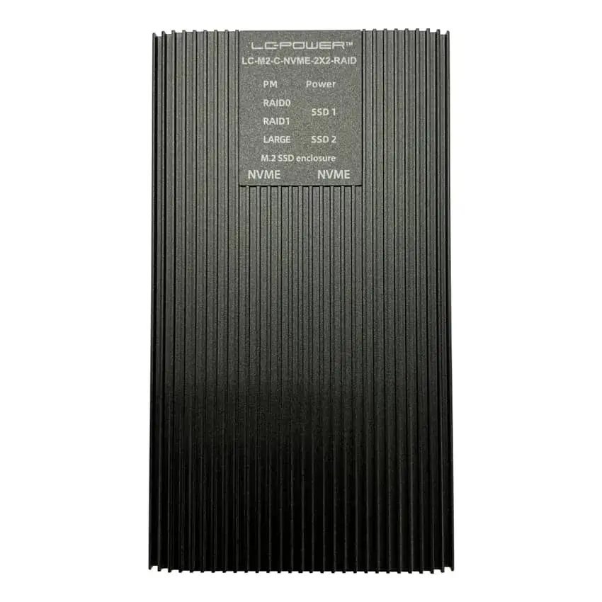 Корпус SSD LC-Power LC-M2-C-NVME-2X2-RAID Photo 6