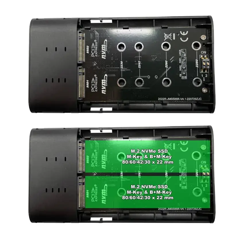 Корпус SSD LC-Power LC-M2-C-NVME-2X2-RAID Photo 9