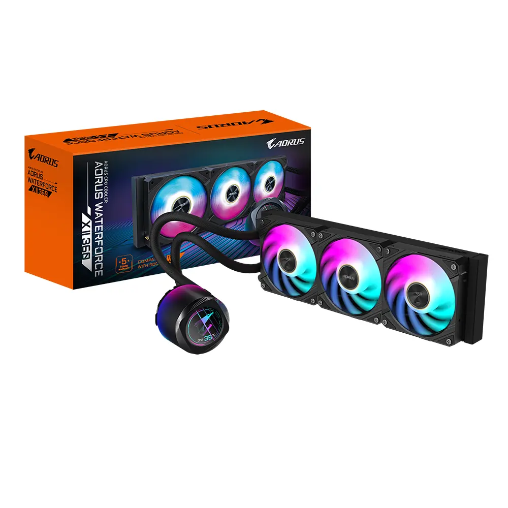 All-in-one šķidrumu dzesētājs GIGABYTE AORUS WATERFORCE