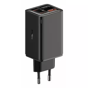 Сетевой зарядный блок Baseus GaN6 Pro универсальный 65 Вт 4 порта (2×USB-C, 2×USB-A) черный 100–240 В