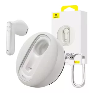 Austiņas Baseus CM10 ANC BT Baltas