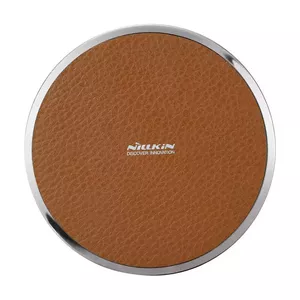 Wireless charger Nillkin Magic Disk III — Qi wireless charging pad, brown