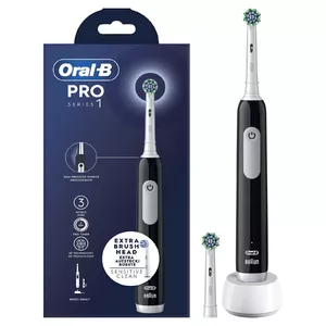 Электрическая зубная щетка Oral-B Pro Series 1 Черно-белая Взрослая
