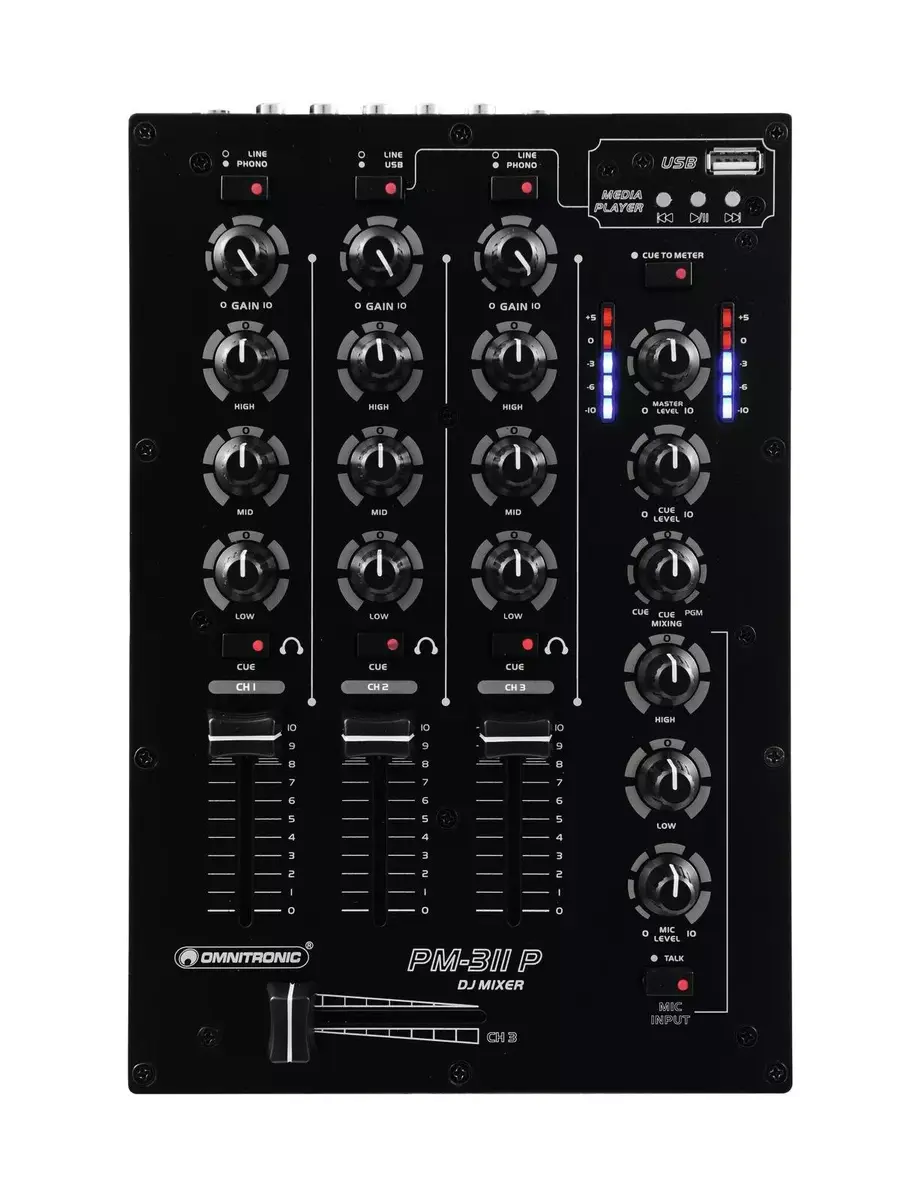 Audio mikseris Omnitronic 10006879 Photo 2
